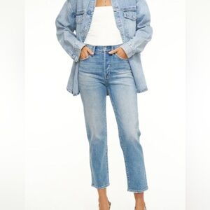 Pistola Light Blue Straight Leg Jeans